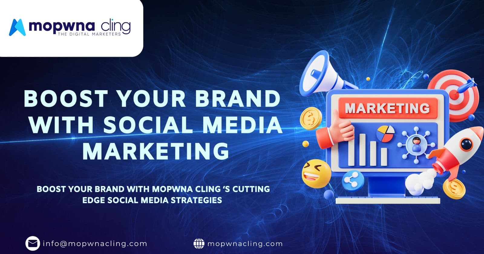 Boost Your Brand with Social Media Marketing: A Guide by Mopwna Cling