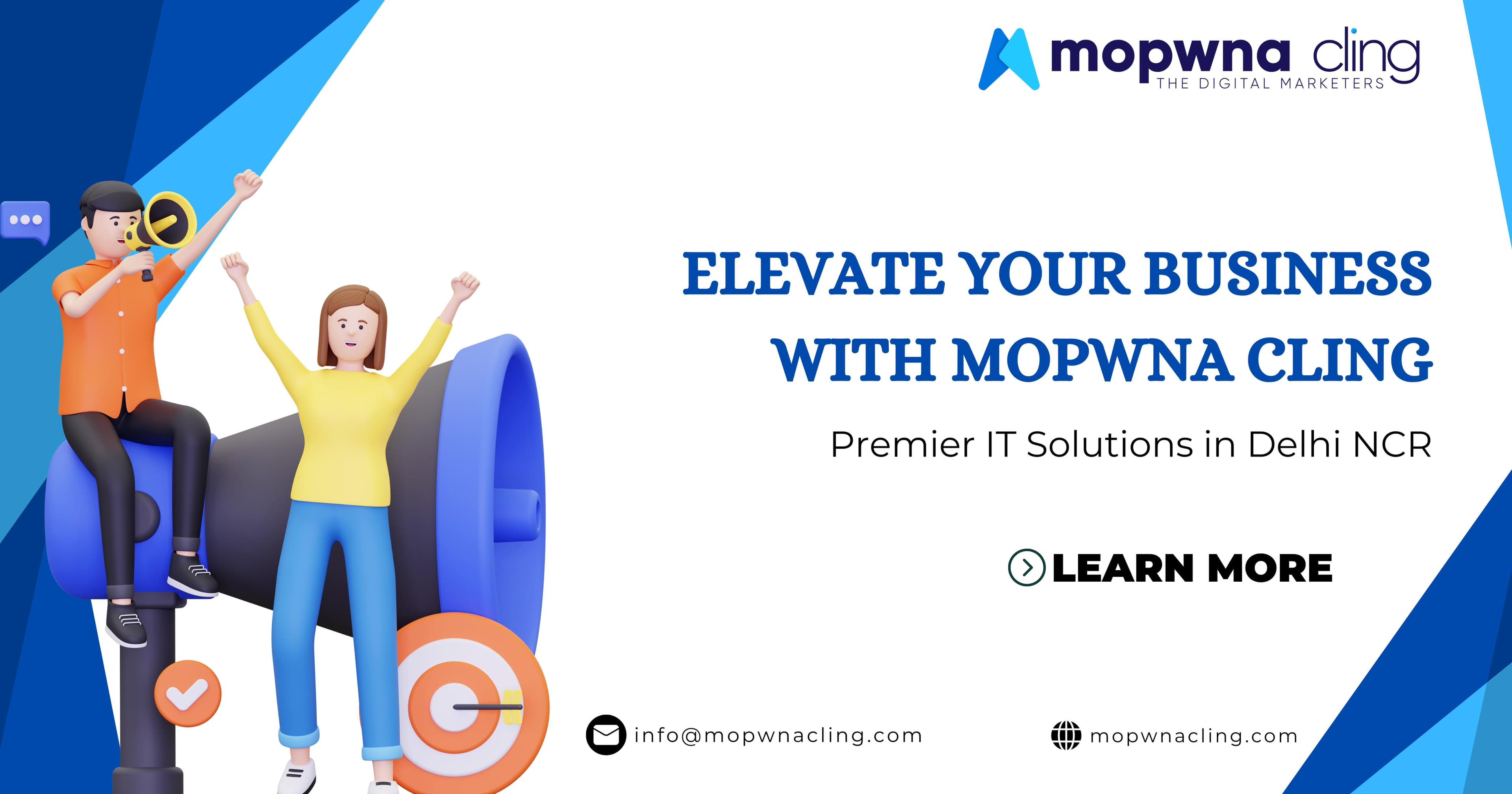 Elevate Your Business with Mopwna Cling: Premier IT Solutions in Delhi NCR.