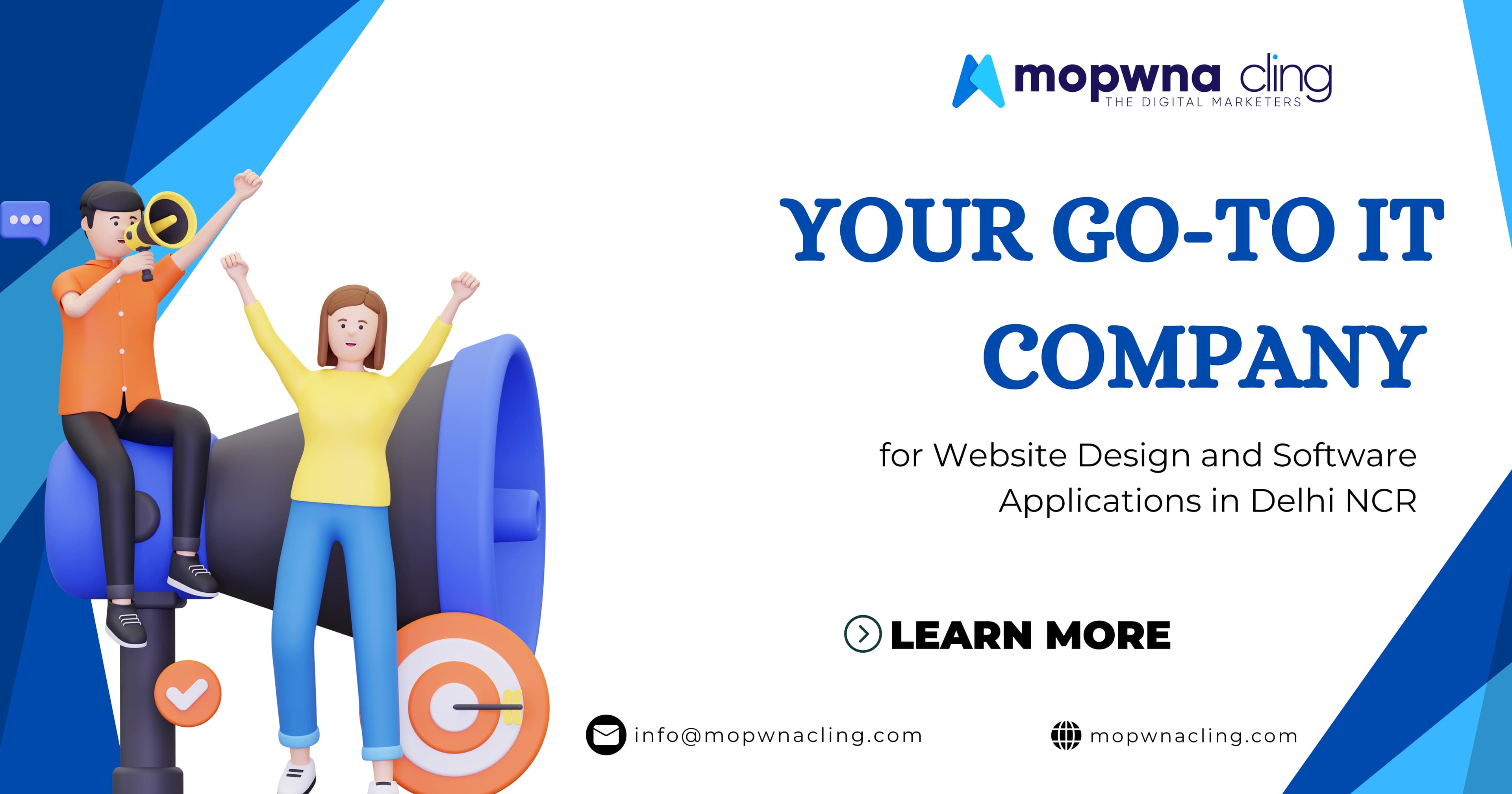 Mopwna Cling: Your Go-To IT Company for Website Design and Software Applications in Delhi NCR