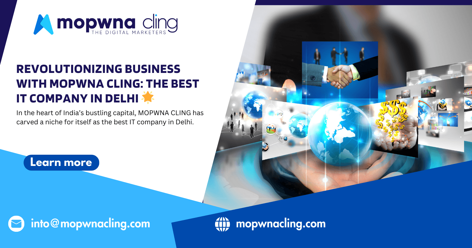 Revolutionizing Business with MOPWNA CLING: The Best IT Company in Delhi 🌟