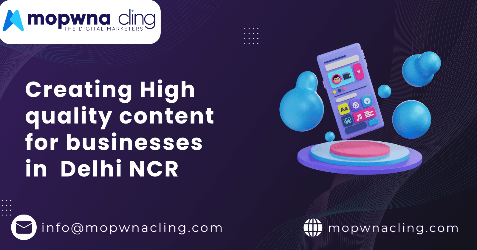 Creating High-Quality Content for Businesses in Delhi NCR ✨