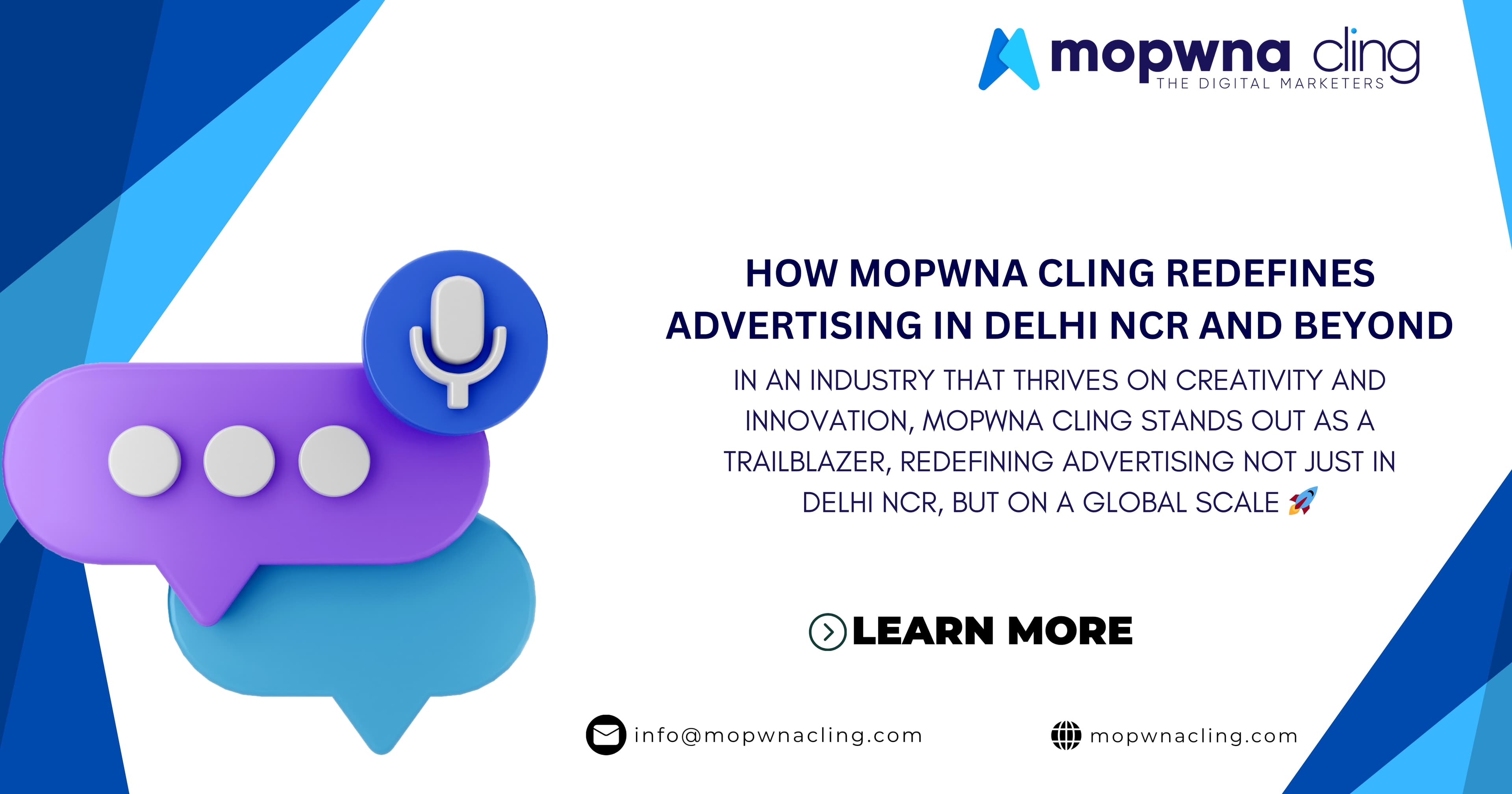How MOPWNA.CLING Redefines Advertising in Delhi NCR and Beyond