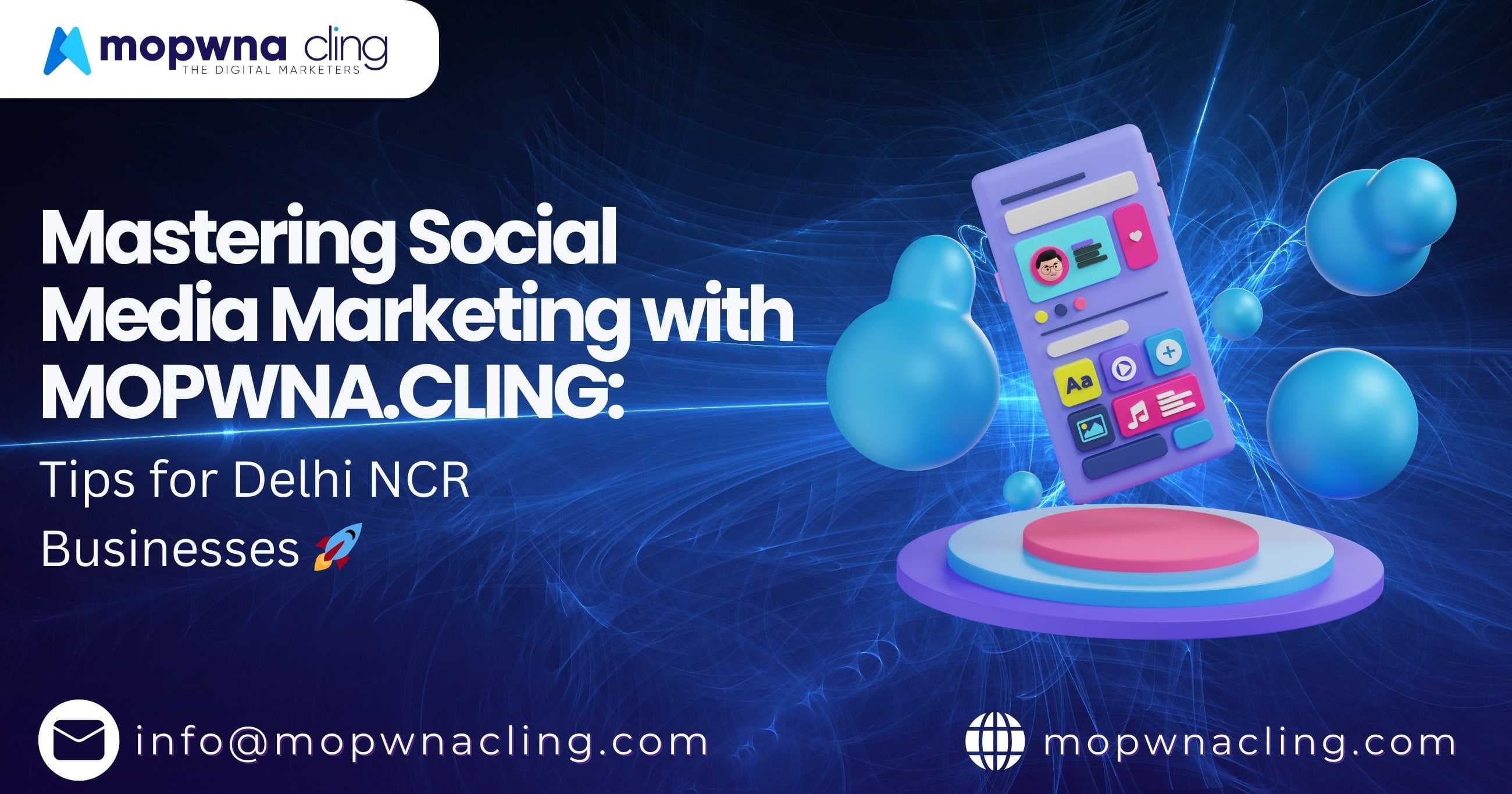 Mastering Social Media Marketing with MOPWNA.CLING: Tips for Delhi NCR Businesses 🚀