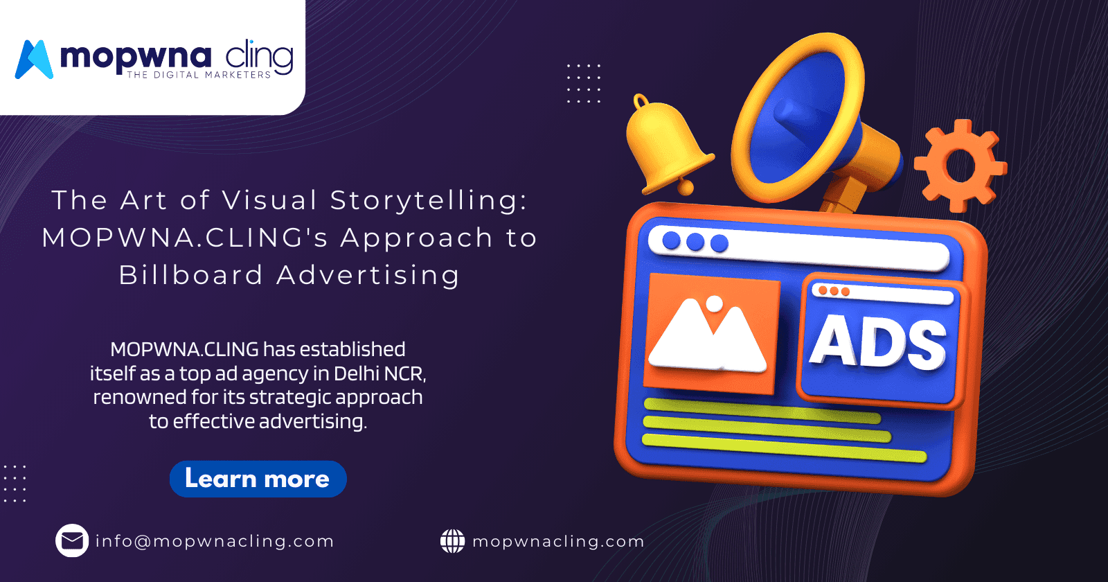 The Art of Visual Storytelling: MOPWNA.CLING's Approach to Billboard Advertising