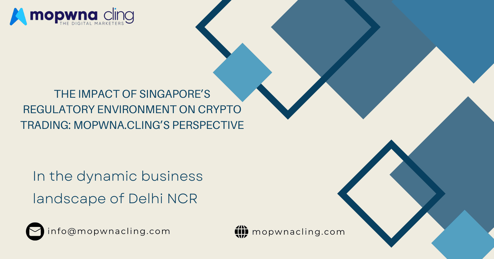 The Impact of Singapore’s Regulatory Environment on Crypto Trading: MOPWNA.CLING’s Perspective
