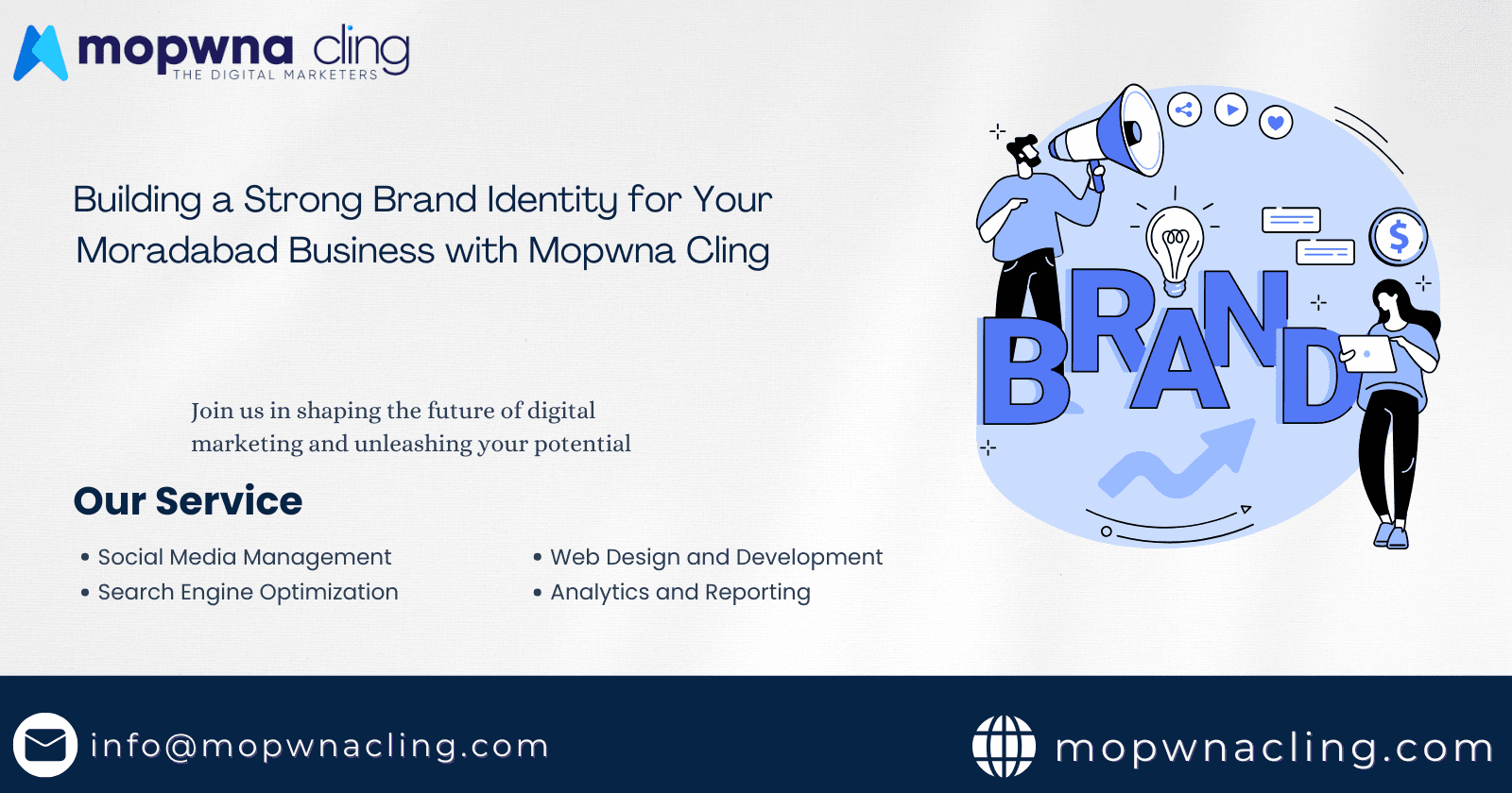 Building a Strong Brand Identity for Your Moradabad Business with Mopwna Cling