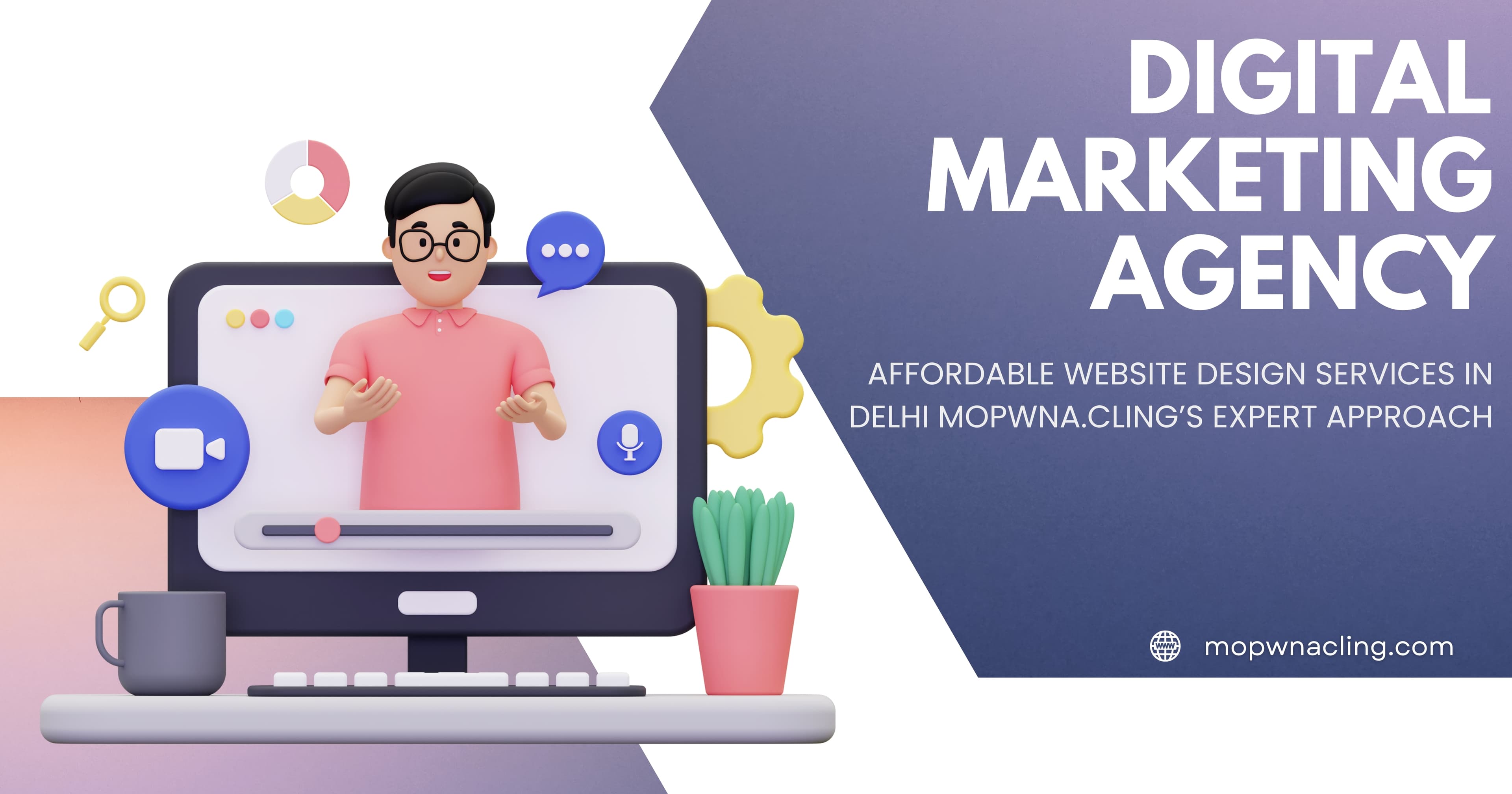 Affordable Website Design Services in Delhi – Mopwna Cling’s Expert Approach.