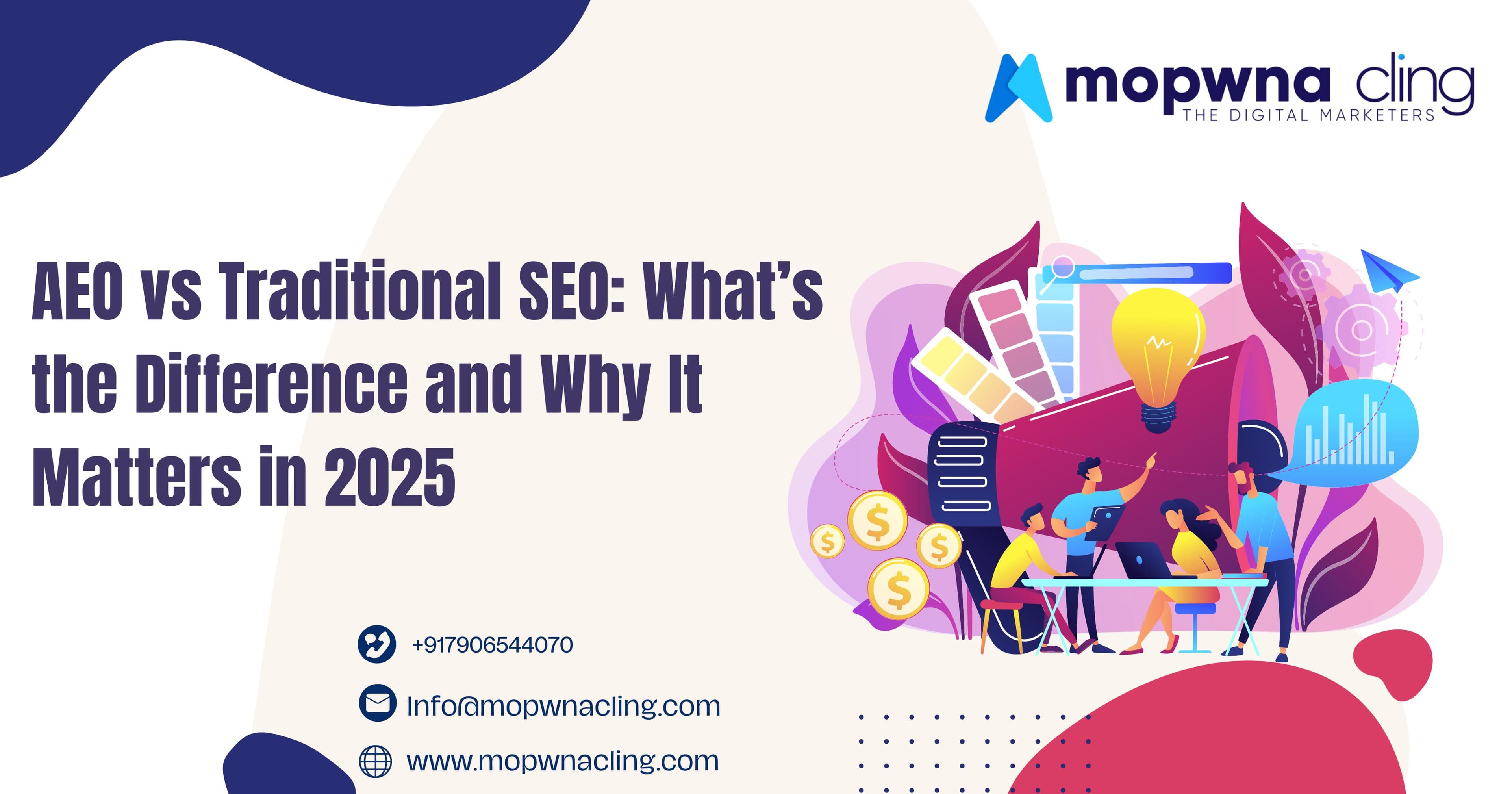 AEO vs. Traditional SEO: What’s the Difference and Why It Matters in 2025