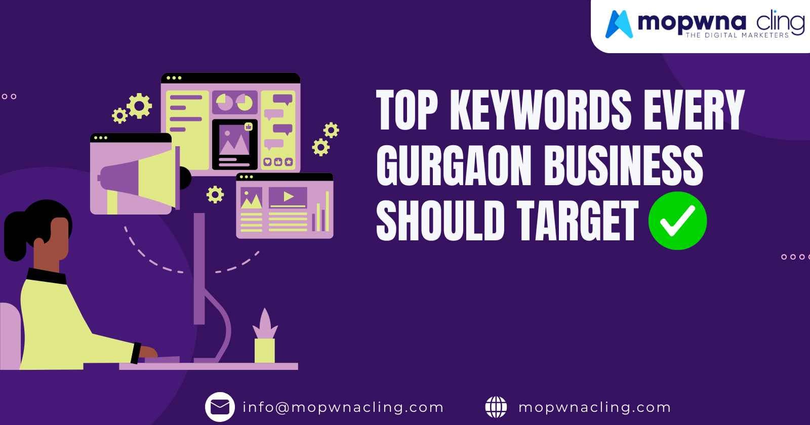 Top Keywords Every Gurgaon Business Should Target: A Guide by Mopwna Cling