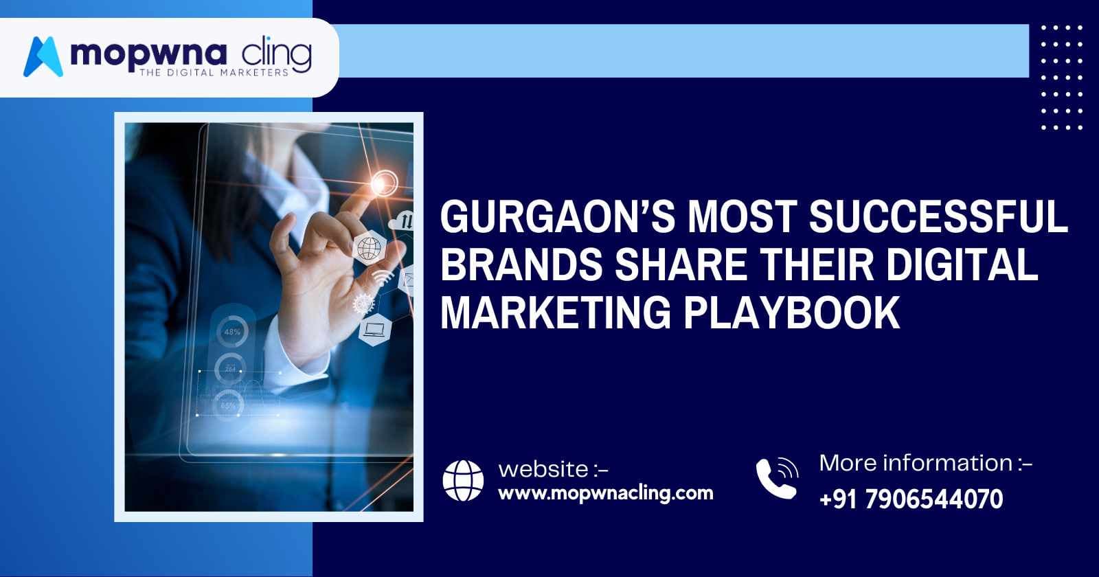 Gurgaon’s Most Successful Brands Share Their Digital Marketing Playbook:
:A Guide by Mopwna Cling