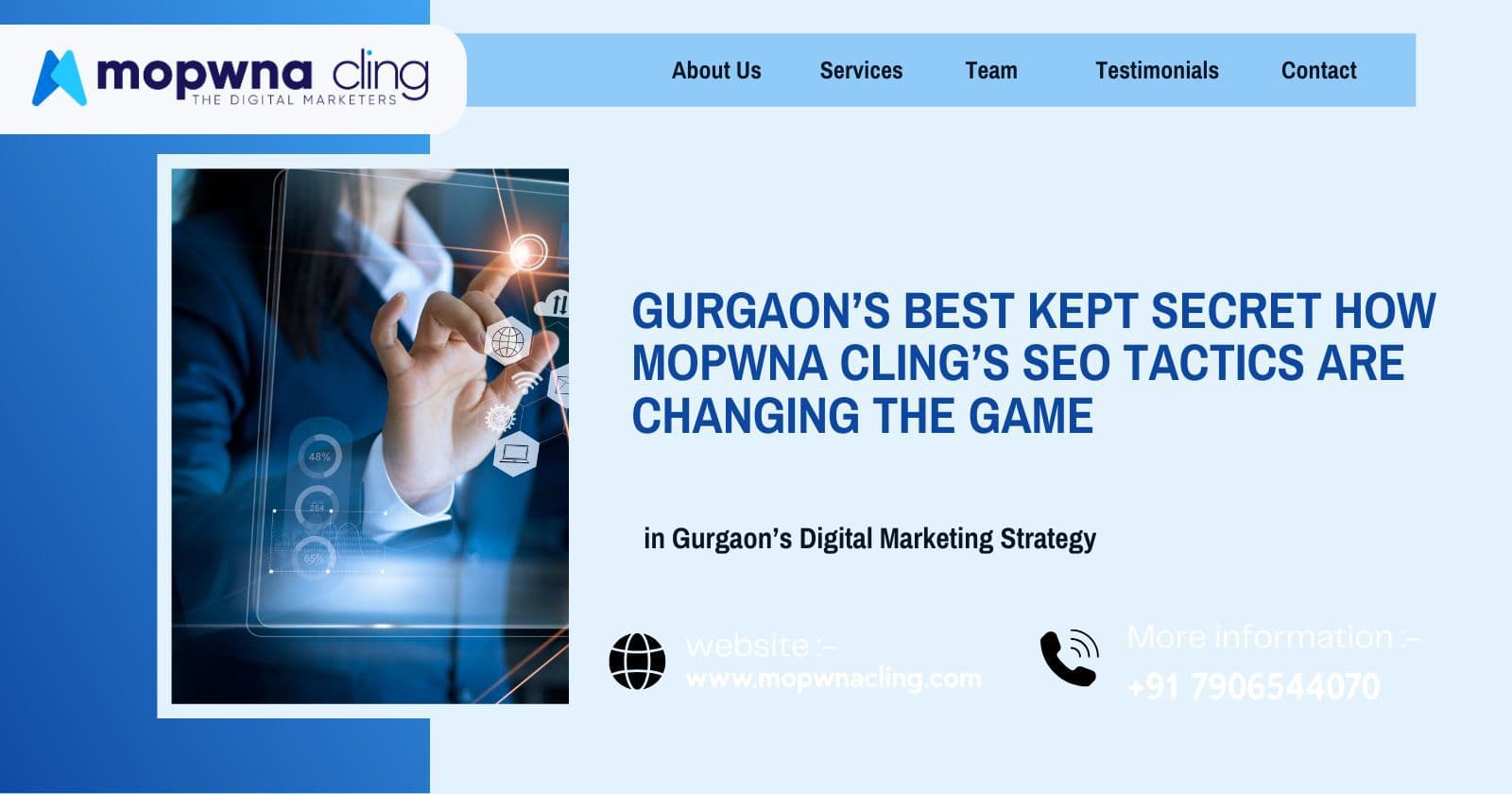 Gurgaon’s Digital Revolution: How Mopwna Cling’s SEO Strategies Are Helping Local Businesses Dominate Search Rankings