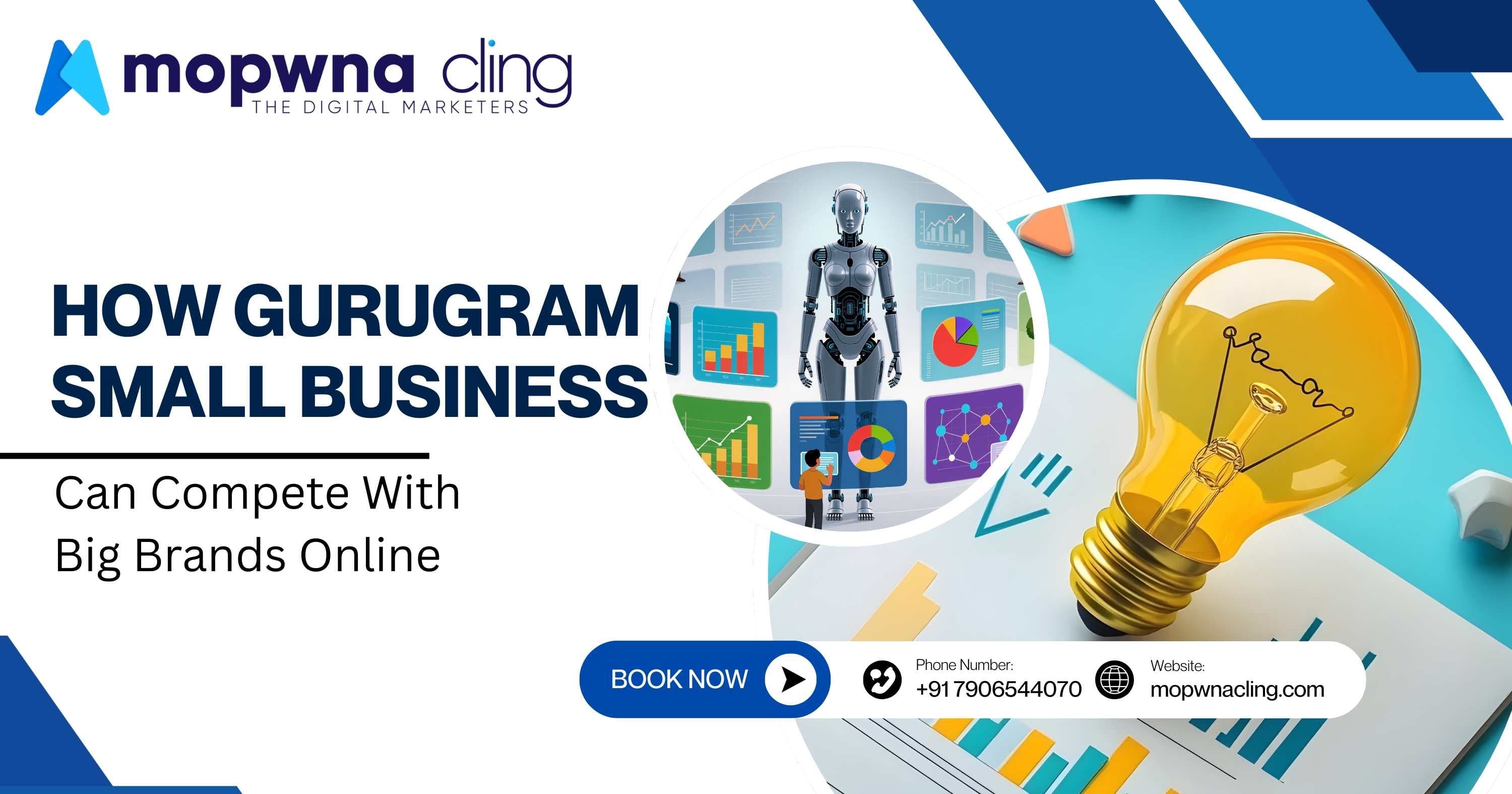 How Small Businesses in Gurugram Can Compete With Big Brands Online