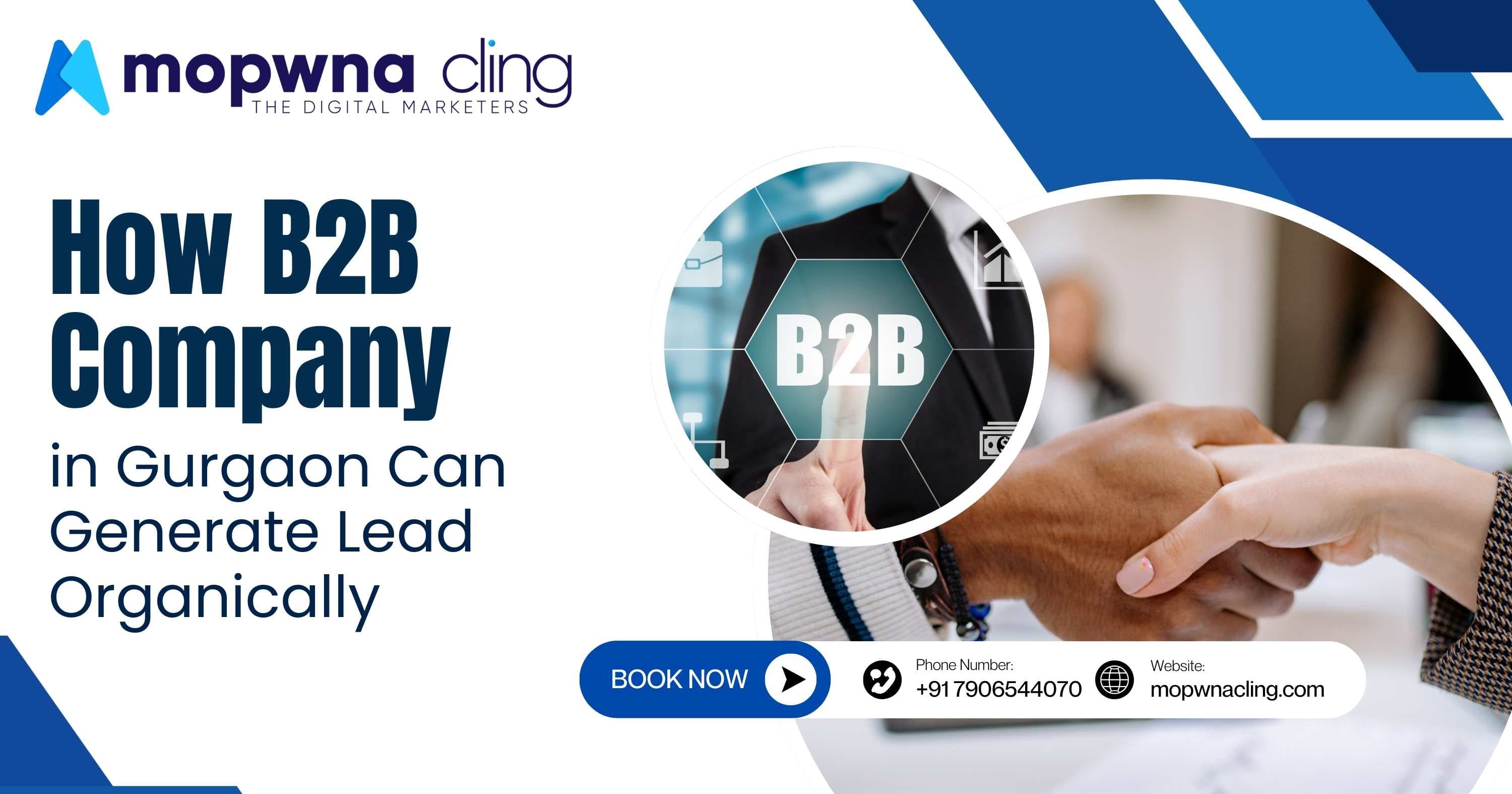 How B2B Company in Gurgaon Can Generate Lead Organically