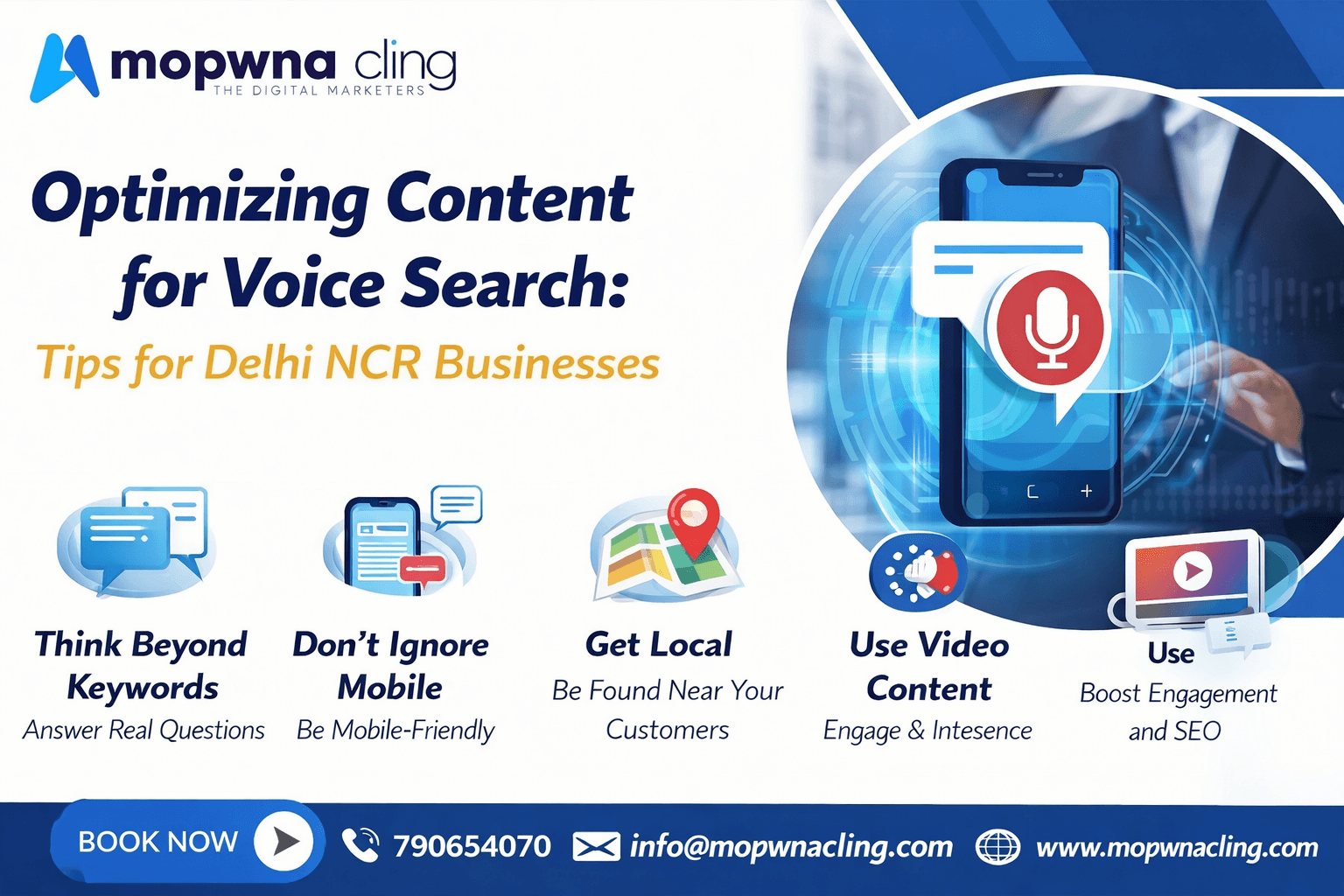Optimizing Content for Voice Search: Tips for Delhi NCR Businesses