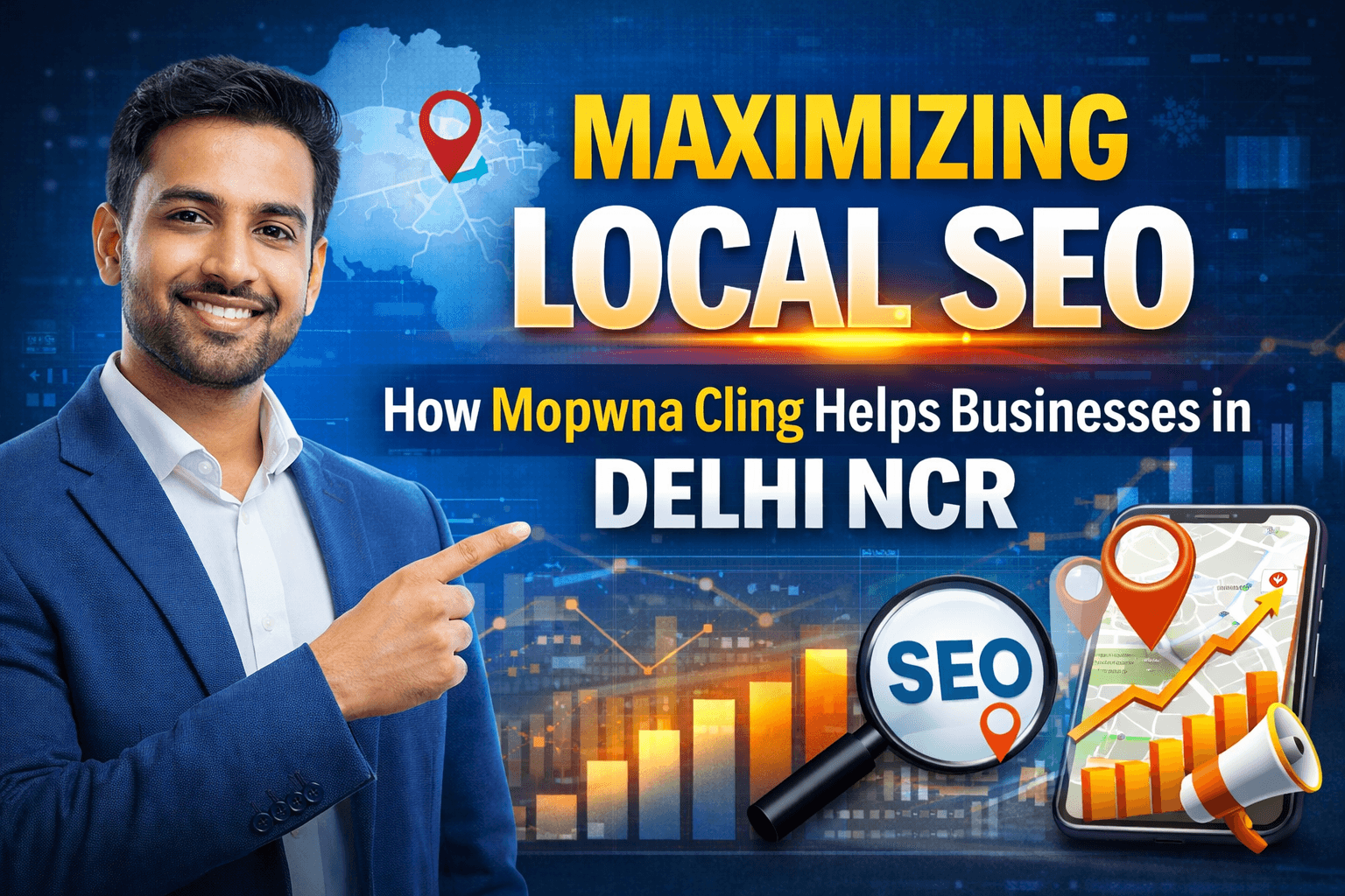 Maximizing Local SEO: How Mopwna Cling Helps Businesses in Delhi NCR