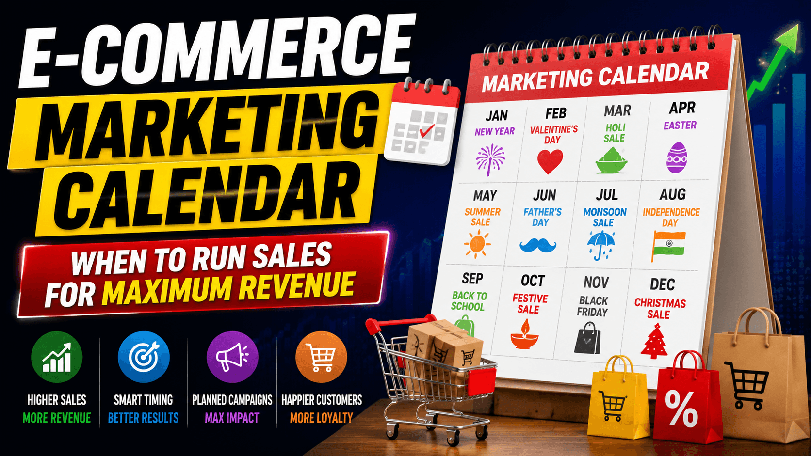E-commerce Marketing Calendar: When to Run Sales for Maximum Revenue