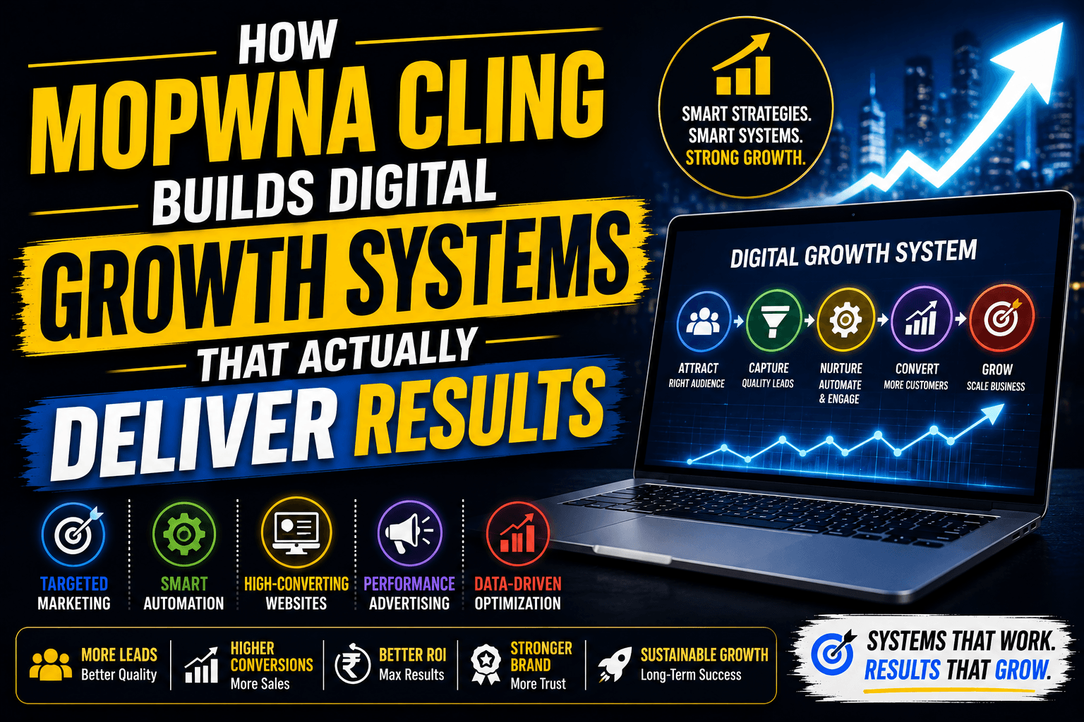 How Mopwna Cling Builds Digital Growth Systems That Actually Deliver Results