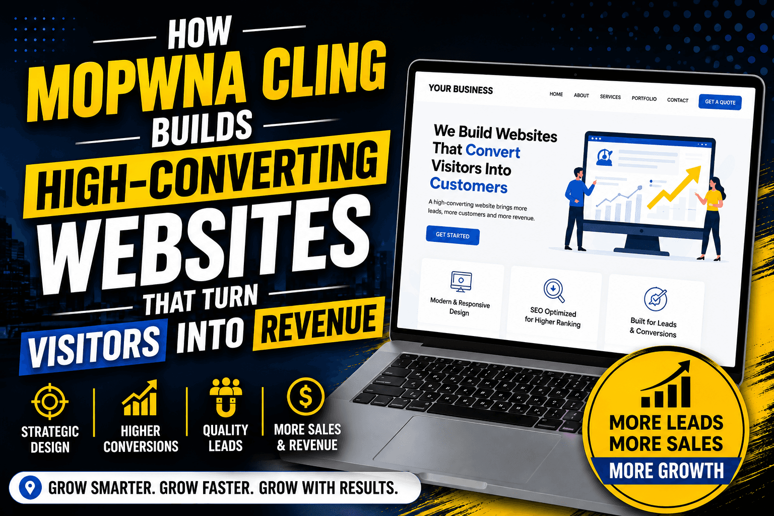How Mopwna Cling Builds High-Converting Websites That Turn Visitors into Revenue