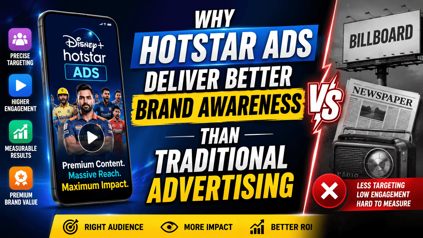 Why Hotstar Ads Deliver Better Brand Awareness Than Traditional Advertising