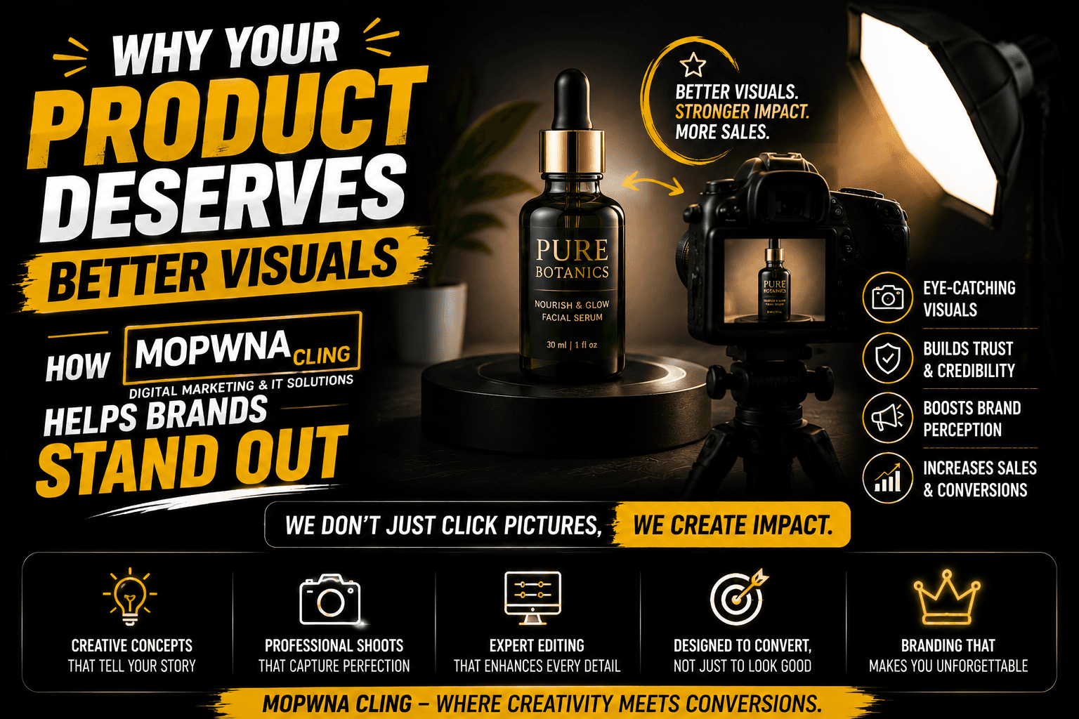 Why Your Product Deserves Better Visuals: How Mopwna Cling Helps Brands Stand Out