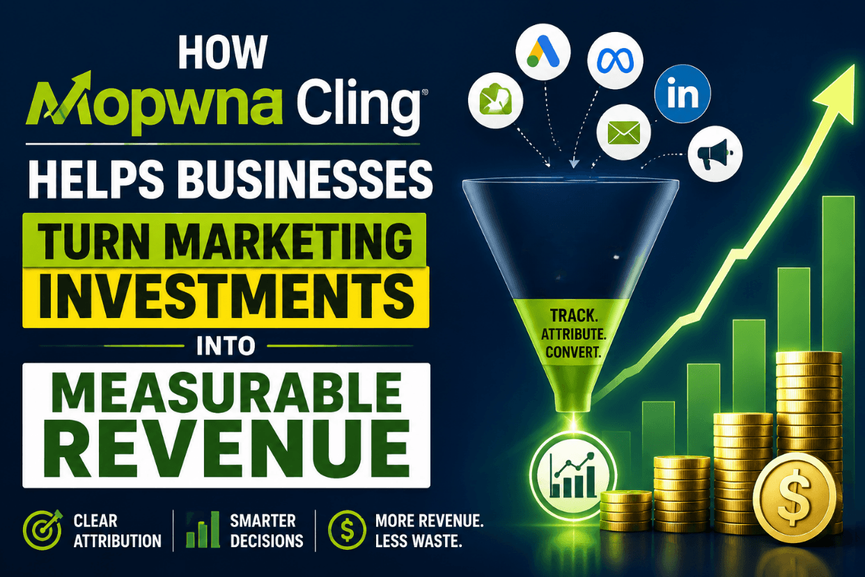 How Mopwna Cling Helps Businesses Turn Marketing Investments into Measurable Revenue