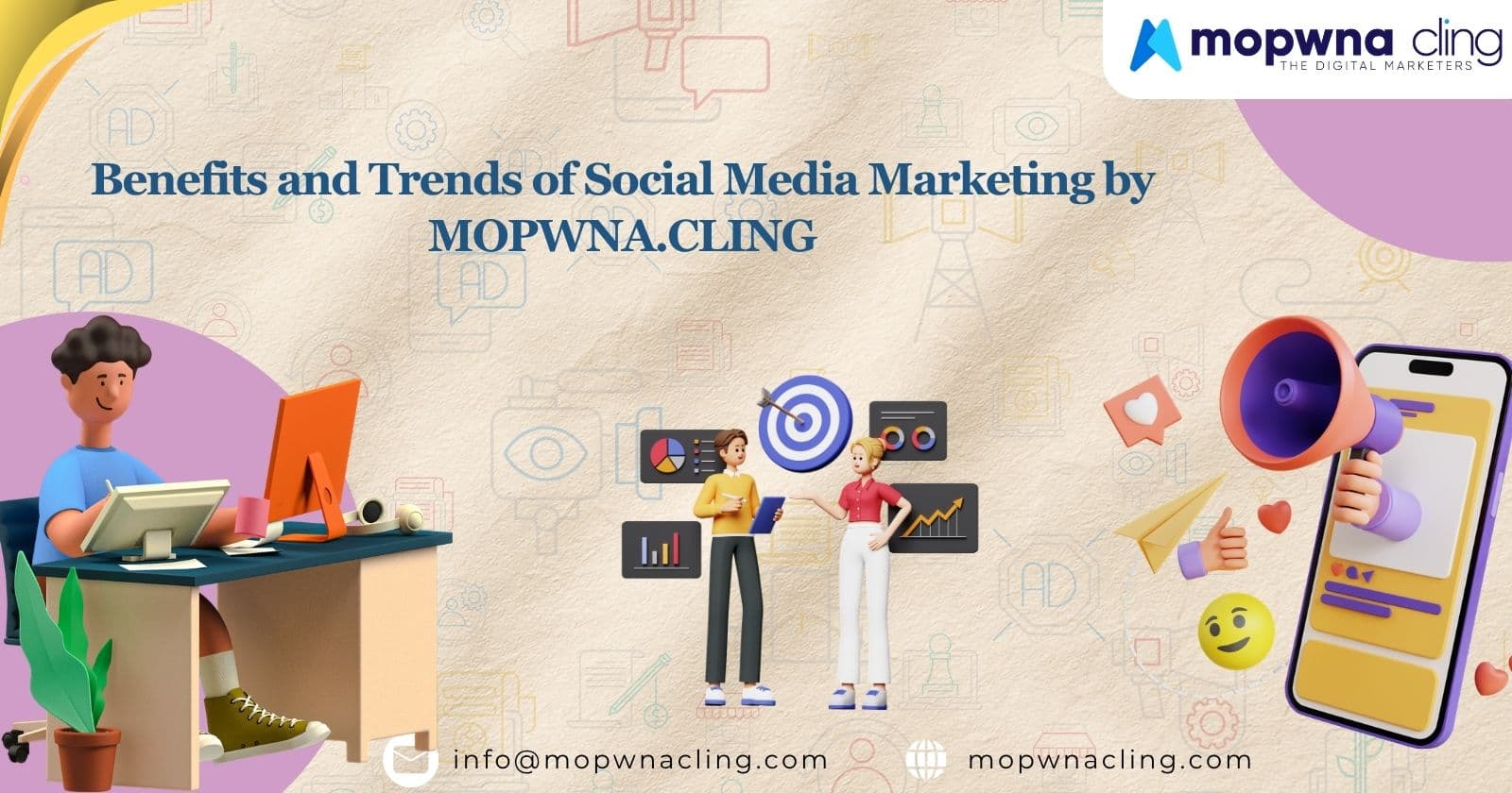 Benefits and Trends of Social Media Marketing by MOPWNA.CLING