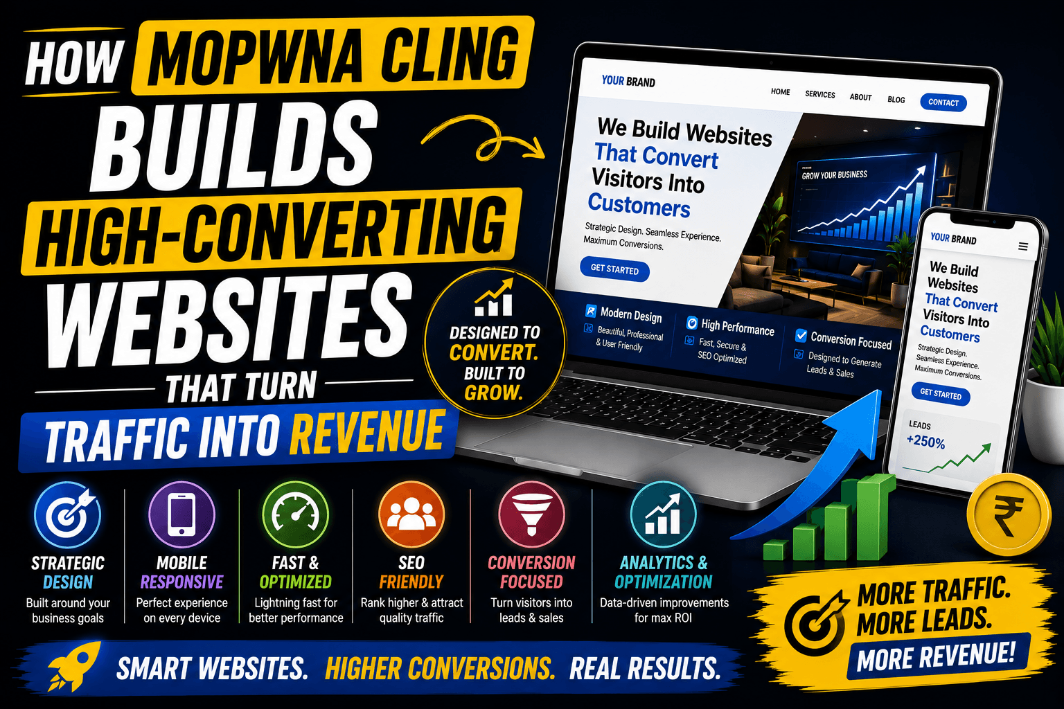 How Mopwna Cling Builds High-Converting Websites That Turn Traffic into Revenue