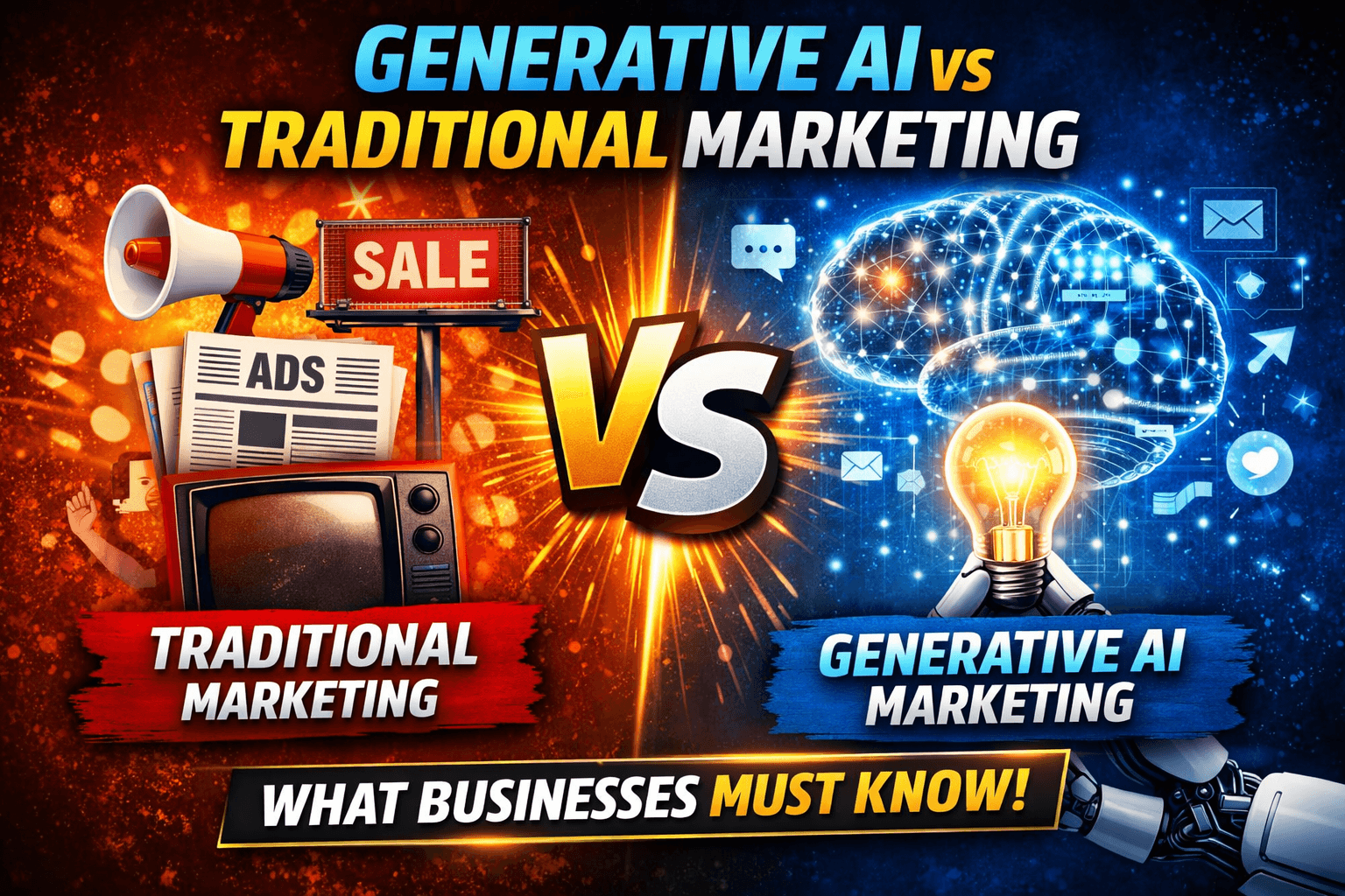 Generative AI vs Traditional Marketing: What Business Must Know