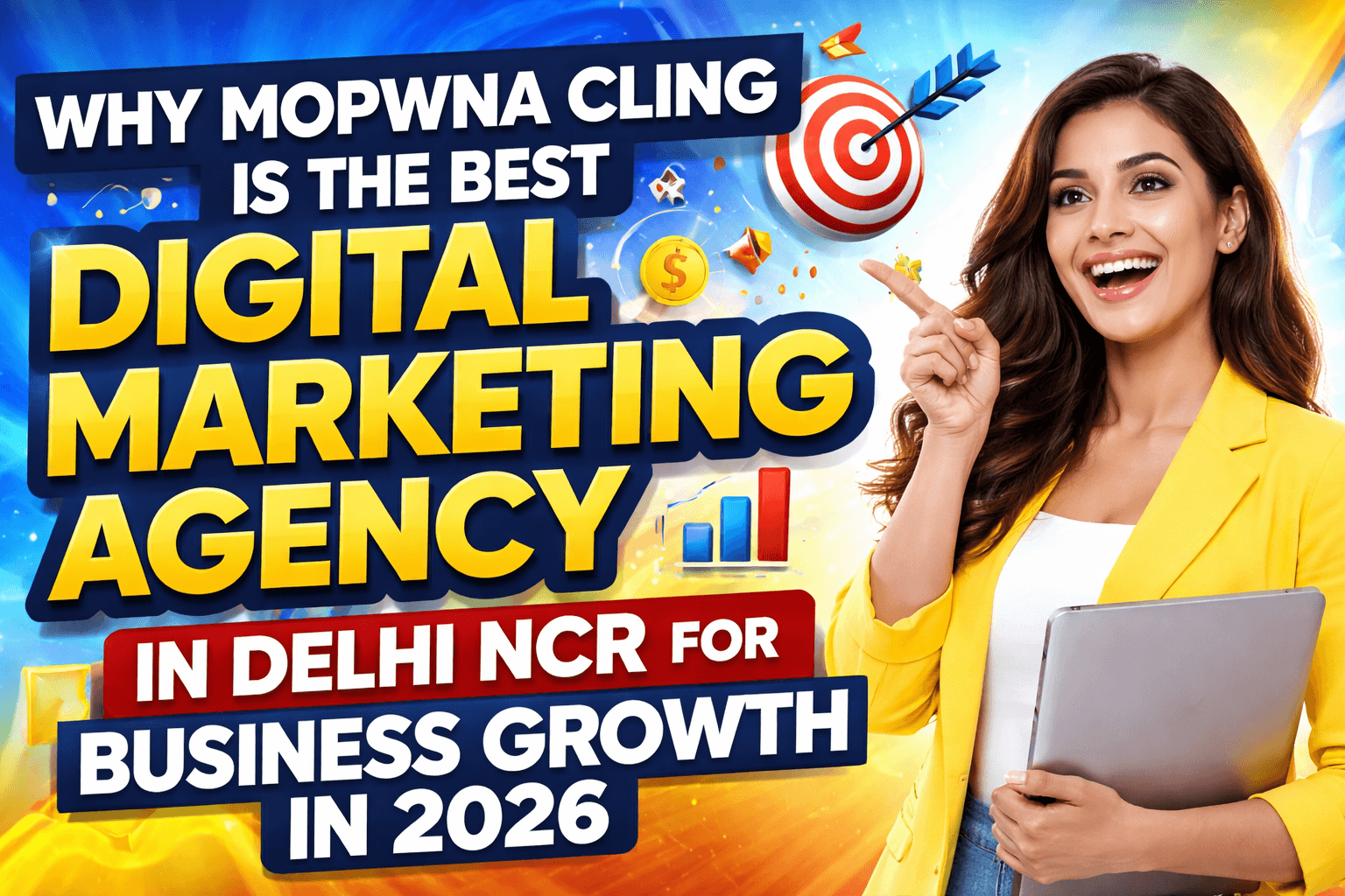 Why Mopwna Cling is the Best Digital Marketing Agency in Delhi NCR for Business Growth in 2026