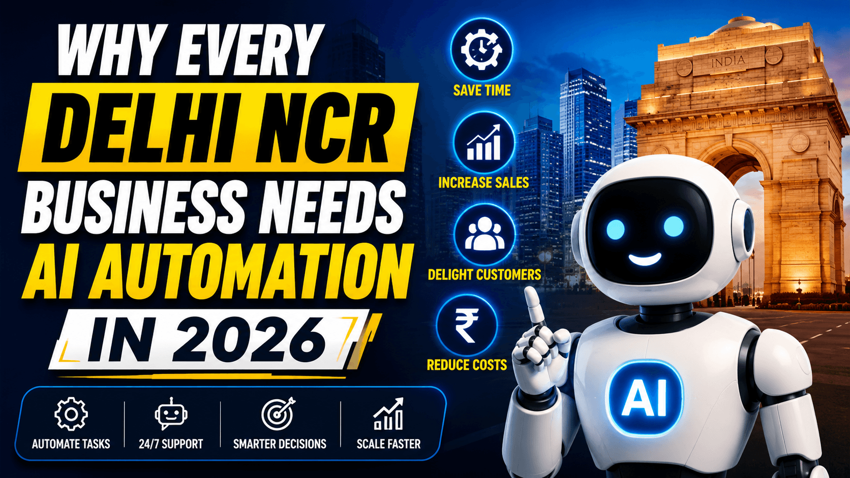 Why Every Delhi NCR Business Needs AI Automation in 2026