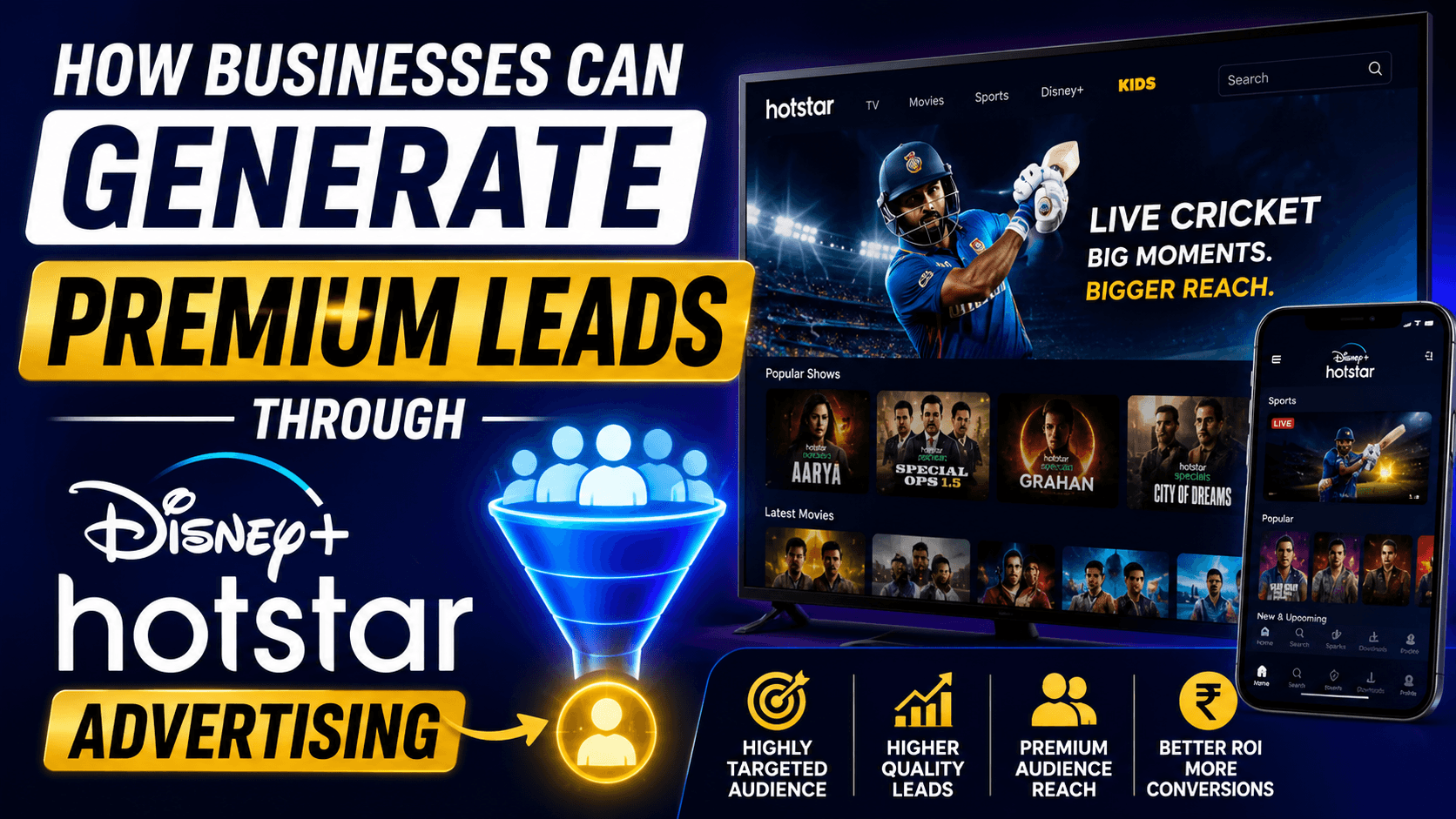 How Businesses Can Generate Premium Leads Through Hotstar Advertising