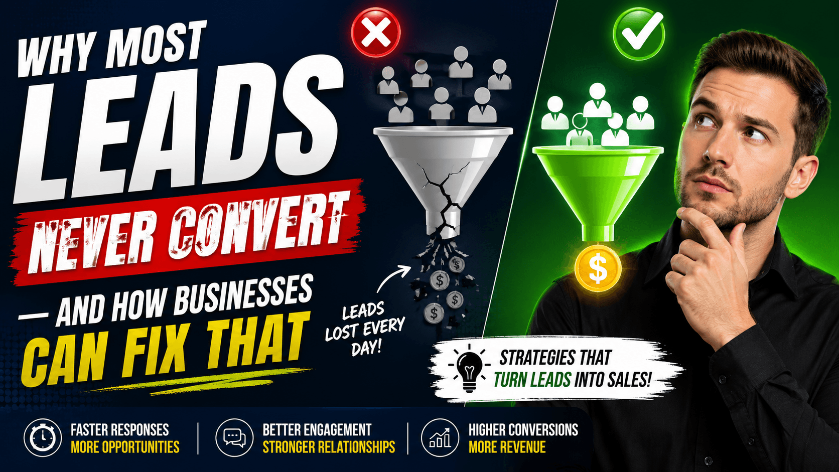 Why Most Leads never convert — and how businesses can fix that