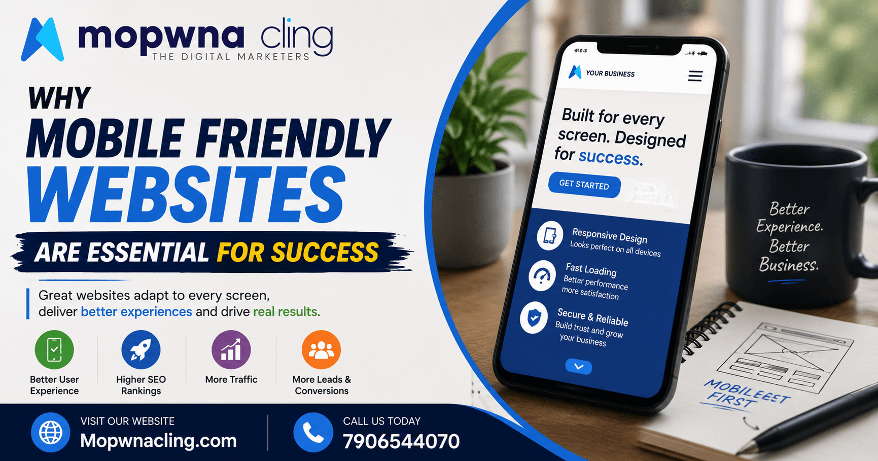 Why Mobile Friendly Websites Are Essential for Success - Mopwna.cling