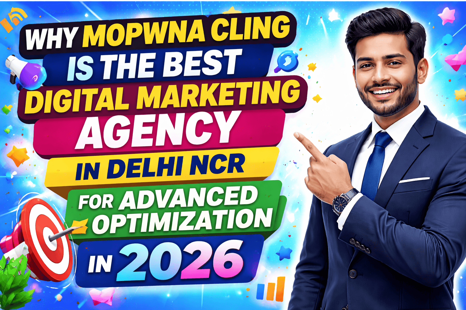 Why Mopwna Cling Is the Best Digital Marketing Agency in Delhi NCR for Advanced Optimization in 2026
