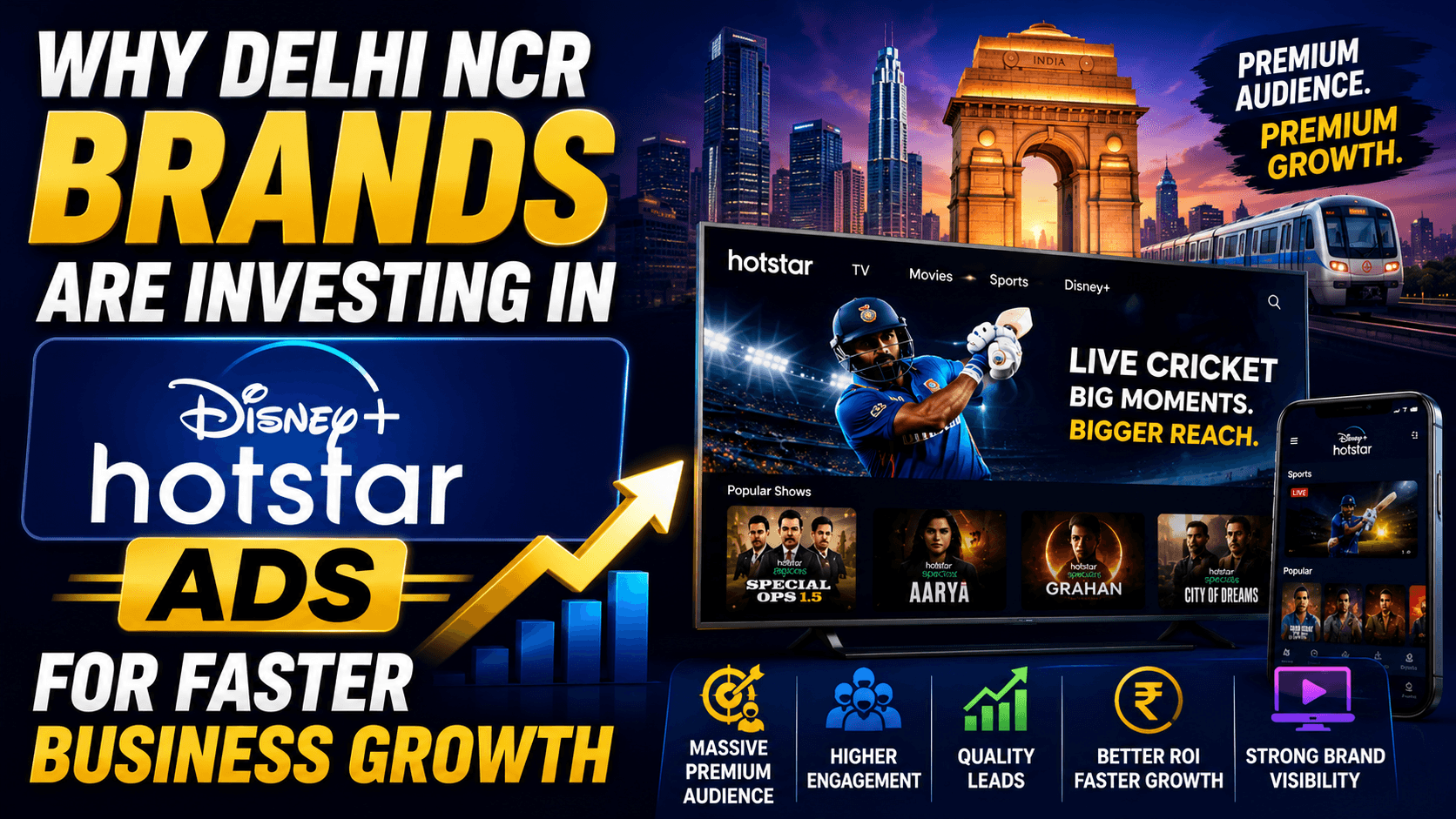 Why Delhi NCR Brands Are Investing in Hotstar Ads for Faster Business Growth